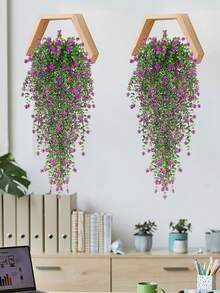 4pcs Artificial Flowers For DIY Decoration, Suitable For Home Hallway, Garden, Patio, Dining Table, Living Room And Other Occasions Like Wedding Party. Simulated Plant Floral Decor, Year-Round Home Decoration - Multicolor - View 2