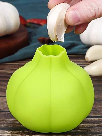 1pc Silicone Garlic Peeler, Suitable For Kitchen Use, Easy To Peel Garlic Quickly And Clean. Portable Garlic Peeler For Outdoor Travel.