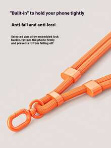 Dây đeo điện thoại chống mất, chống rơi có thể điều chỉnh, phụ kiện điện thoại đa chức năng, dây đeo dày dặn, thời trang cao cấp, thích hợp cho du lịch ngoài trời, leo núi, mua sắm, chống trộm, mặt dây chuyền móc chìa khóa, món quà tuyệt vời cho gia đình, bạn bè, Ngày của Mẹ. - Nhiều màu - Xem 4