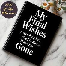 1pc Lifelong Plan Notebook - Black Paperback Journal For Final Wishes, Inheritance & Insurance Organization - Botanical Theme, No Grid Lines, No Feathers, College Ruled - Ideal For Important Document Organization, Life Planner - Multicolor - View 9