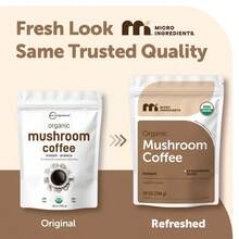 Fresh Look Same Trusted Quality|Micro Organic Instant 10 In 1 Mushroom Coffee Powder|28 OZ(794g) - 3pack - 查看 3