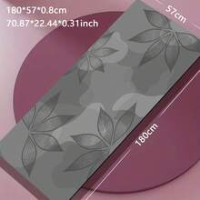 1pc 71*22inch Yoga Mat, Various Patterns Available, Non-Slip & Durable, Extra Wide & Thick, Suitable For Home & Beginner Yoga Training - Multicolor - View 11