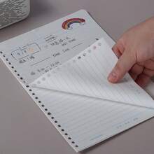 60 Sheets A5/B5 Loose Leaf Paper, Flexible And Convenient For Organization, Detachable, Replaceable And Combinable, Handmade DIY Assembly, Suitable For Notebooks/Planners - B5 - View 5
