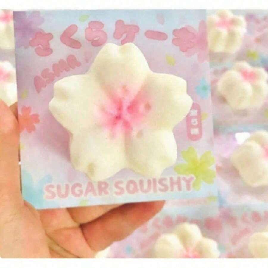 1pc 2026 New Soft Sakura Mochi Squishy Toy - Pink Aesthetic Slow Rebound Stress Relief Toy, Cute Dessert Simulation Desktop Decor, Spring Healing Fidget Toy, Suitable For Girls - Perfect Gift - Birthday Gift - Boys Gift - Girls Gift - Easter Gift - Valentine's Day Gift - Nhiều màu - Xem 1