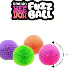 New Nee Doh Plush Color Changing Squeeze Ball, Cute Stress Relief Mochi Squishy Toy, Soft Squeezing Fidget Sensory Toy - Birthday Gift, Holiday Gift, Perfect Present - Nhiều màu - Xem 3