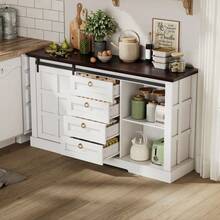 Buffets & Sideboards - White + MDF-3 - View 8