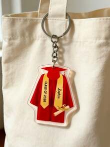 1/3/5 Pcs Personalized Graduation Acrylic Keychains, Custom Text Keychains, Multiple Patterns To Choose From, Two Sizes To Choose From, Perfect For 2026 Graduation Gift For The Year, Stylish And Simple Design, Suitable For Him/Her, Perfect School Supplies, Back To School, Office, Dormitory, Middle School Students - Multicolor - View 7