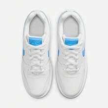 Nike 耐克男士 Ebernon Low 休闲运动鞋，低帮 AQ1775-102 - 藍白色 - 查看 3