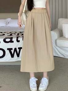 Women Skirts - Apricot - View 1