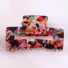 High-End Minimalist American Retro Hair Claw Clip, Simplified Shark-Shaped Design With Dopamine Element, Suitable For Women Summer Outfits Hair Clips Beach Accessories - Multicolor - View 7