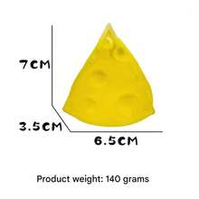 奶酪麦芽糖慢回弹软球 - 超柔软可捏手工球 | 新奇礼物，成人趣味慢回弹玩具 | 缓震减压球 | 成人感官减压玩具 - 彩色 - 查看 9