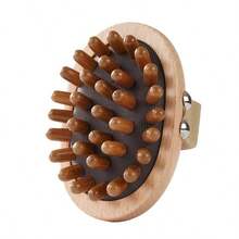 1 chiếc bàn chải massage, bàn chải tóc massage, dụng cụ massage chống cellulite bằng gỗ tự nhiên, bàn chải massage cầm tay bằng gỗ, bàn chải đệm khí massage, thích hợp sử dụng tại nhà. - Nhiều màu - Xem 1