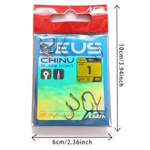 Chinu Blade Point Fishing Hooks Strong Penetration Barbed Hooks For Carp Sea Bream - Silver - View 4