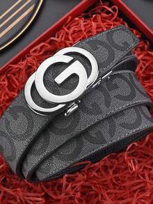 Thắt lưng nam 120cm khóa tự động, dây đeo eo chống mài mòn có khắc tên, thắt lưng điều chỉnh được bền lâu, phù hợp cho cả trang phục công sở và thường ngày, thiết kế cổ điển chất lượng cao, phù hợp với quần jean và quần tây. - Nhiều màu - Xem 1