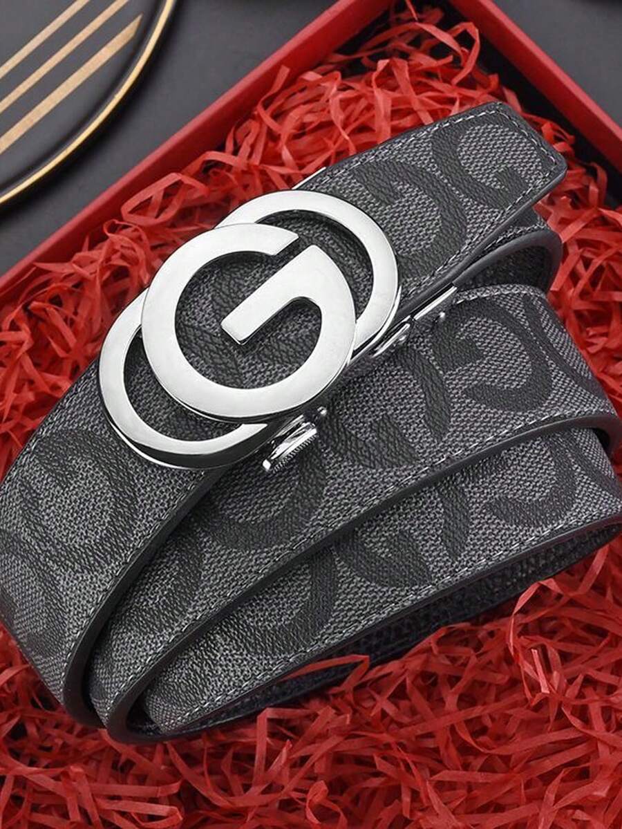 Thắt lưng nam 120cm khóa tự động, dây đeo eo chống mài mòn có khắc tên, thắt lưng điều chỉnh được bền lâu, phù hợp cho cả trang phục công sở và thường ngày, thiết kế cổ điển chất lượng cao, phù hợp với quần jean và quần tây. - Nhiều màu - Xem 1