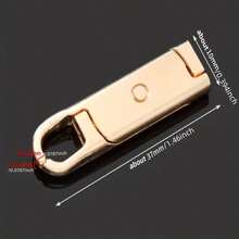 Herramienta de reparación de cabezal de cremallera rotativa, sin necesidad de herramientas, cabezal de cremallera desmontable, reemplazo de tirador de cremallera de metal, accesorios de reparación de cabezal de cremallera para equipaje y ropa - Multicolor - Ver 10