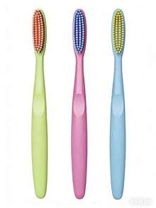 Extra Long 10,000 Bristles Adult Slouchy Toothbrush, Deep Cleaning High Quality Toothbrush - Multicolor - View 4