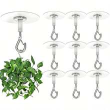 5/3/1个装自粘式重型螺丝钩，户外花园花盆挂钩 - 彩色 - 查看 1