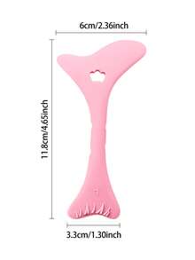 1个Mulynsie多功能眼线模板，1个眼线辅助工具，硅胶材质，可重复使用，防水，适用于眼线笔、眼线刷、眼线印章，帮助初学者快速轻松地打造猫眼妆和烟熏妆效果，配有眉刷、眼影刷和梳子。 - 彩色 - 查看 8