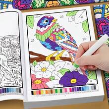 Color By Numbers Mandala Coloring Book For Adults And Teens, An Engaging Adult Version Of A Mandala Number Coloring Book, Designed Specifically For Relaxation And Unwinding. It's The Perfect Holiday Or Birthday Gift For Yourself Or A Friend - Multicolor - View 7