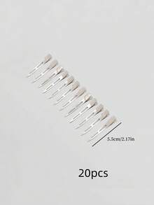 Bộ 60/30/20/10 kẹp tóc hình mỏ vịt, kẹp uốn tóc chuyên dụng cho salon, kẹp nhọn không mối nối, kẹp lò xo kim loại dùng để tạo kiểu tóc. - kẹp - Xem 11