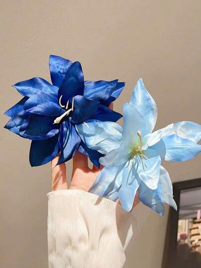 1/2 Pcs Hawaiian Flower Hair Clips, Artificial Flower Hair Clips For Women, Hibiscus Flower Hair Clips, Lotus Flower Hair Clips, Suitable For Holiday Beach Party, Summer Tropical Flower Hair Accessories, Wedding Party, Gift For Girls, Mother's Day, Hair Claws, Hair Clips, Hair Pins, School Supplies, Head Accessories, Hairpin