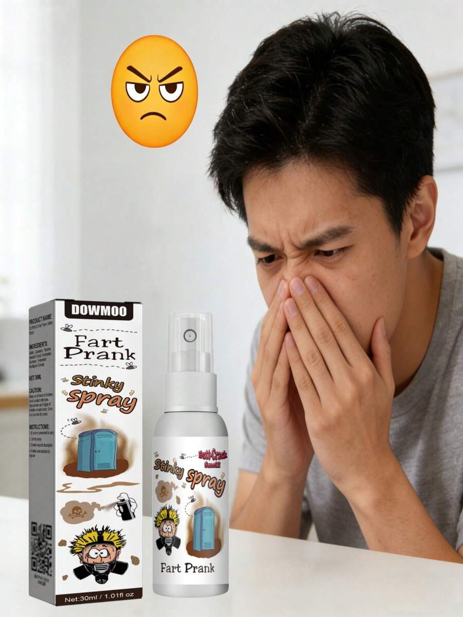 1pc/30ml Fart Spray, April Fool's Day Prank, Funny Gag Gift, Wide Coverage Makes Friends Helpless, Intense Odor