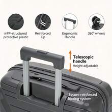 OYAJIA Luggage Sets - Grey - View 10