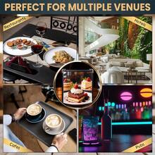 Sổ đựng thực đơn bìa rời trong suốt bằng da đen khâu đôi, sổ công thức nấu ăn bìa rời bằng PVC trong suốt, thực đơn nhà hàng, bìa đựng tài liệu thu ngân, nhựa trong suốt màu đen, ứng dụng rộng rãi trong chiến lược quân sự, các cuộc họp văn phòng, bìa đựng thực đơn, bìa hồ sơ, thích hợp cho nhà hàng, khách sạn, quán cà phê, chống thấm nước, bìa đựng thực đơn trong suốt có thể đựng vừa giấy A4. - Nhiều màu - Xem 2