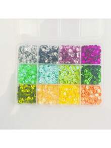 Accessoires de couture à paillettes d'écailles de poisson, convenant pour les robes de mariée, les costumes de danse, les sacs brodés, la fabrication de bijoux DIY - Multicolore - Voir 14