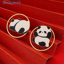 1 chiếc bookmark hình gấu trúc hoạt hình dễ thương - Kiểu ngẫu nhiên - Bookmark rỗng độc đáo chất lượng cao - Món quà lý tưởng cho con gái và con trai - Nhiều màu - Xem 9