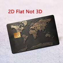 Miếng dán thẻ tín dụng bản đồ thế giới bằng đồng cổ điển Châu Âu, phù hợp cho EBT, giao thông, chìa khóa, thẻ tín dụng, thẻ ghi nợ, bảo vệ thẻ ngân hàng, không có bong bóng, chất lượng cao, được thiết kế cho thẻ nhỏ - Một cỡ - Xem 4