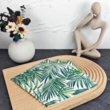 IOOJA 20/50pcs 2-Ply Unfolded Size 33*33cm Bamboo Leaf Pattern Printed Party Napkins, Disposable Tissue Paper Suitable For Theme Parties, Essential For Company Events, Friends Gatherings - Multicolor - View 4