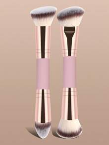 Bộ 5 cọ trang điểm chuyên nghiệp, cọ trang điểm du lịch cầm tay, bộ dụng cụ trang điểm đa năng hai đầu bao gồm cọ nền, cọ phấn phủ, cọ má hồng, cọ che khuyết điểm, cọ tạo khối, cọ mũi, cọ phấn mắt, cọ highlight, lý tưởng để sử dụng tại nhà hoặc khi đi du lịch, dụng cụ trang điểm thiết yếu và phụ kiện làm đẹp, ý tưởng quà tặng tuyệt vời. - Hồng - Xem 12