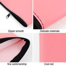 2 Pieces Money Bags With Zipper 11x6.1 Inch Money Pouch Bank Bag Cash Bag Check Wallet Cosmetics Pink - 粉色 - 查看 5