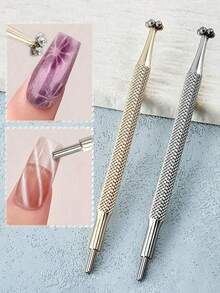 1pc/3pcs Cat Eye Super Strong Magnet, Thicker & Larger Dual-Headed Multi-Function Cylinder Powerful Magnet, Bulk Pack - Multicolor - View 1