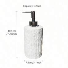 1 bình đựng xà phòng bằng nhựa, bình đựng sữa tắm có vòi bơm, hộp rỗng, bình đựng nước rửa tay, bình đựng sữa tắm và xà phòng, bình đựng dầu gội có thể tái sử dụng, phụ kiện phòng tắm - 1 mảnh màu trắng - Xem 13