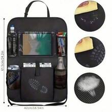 1/2pcs Car Backseat Travel Storage Bag, Durable Oxford Cloth, Tidy Storage For Small Items, Practical Accessory For Road Trips - Storage Bag - View 3