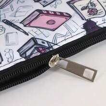 1 chiếc bìa sách bằng polyester chống thấm nước - In hình câu nói truyền cảm hứng "Tôi chỉ là một cô gái yêu sách", có thêm túi phụ và khóa kéo trơn tru - Lý tưởng cho những người yêu sách, thủ thư, giáo viên và học sinh mới tốt nghiệp. - Mảnh duy nhất - Xem 4