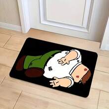A Unique And Quirky Cartoon Character Design Mat, Made Of Soft And Thick Flannel (0.47 Inches), Suitable For Bedroom, Kitchen, Bathroom, Room, Or Entrance Home Decor.It Is Washable, Durable, And A Perfect Festive Decorative Rug - contracted design - View 2