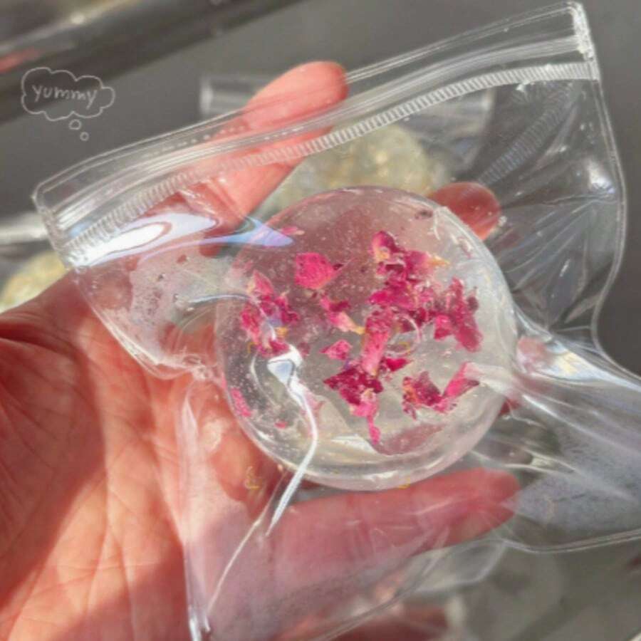 Creative Coconut Maltose Squishy Ball – Handmade Slow Rebound Stress Relief Toy, Viral Sensory Fidget For Anxiety - 彩色 - 查看 1