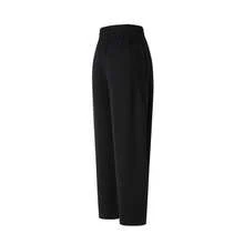 Quần thể thao nữ Adidas, kiểu dáng mới, quần tập thể dục, quần ống rộng dáng suông, quần dài có dây rút. - màu đen - Xem 1
