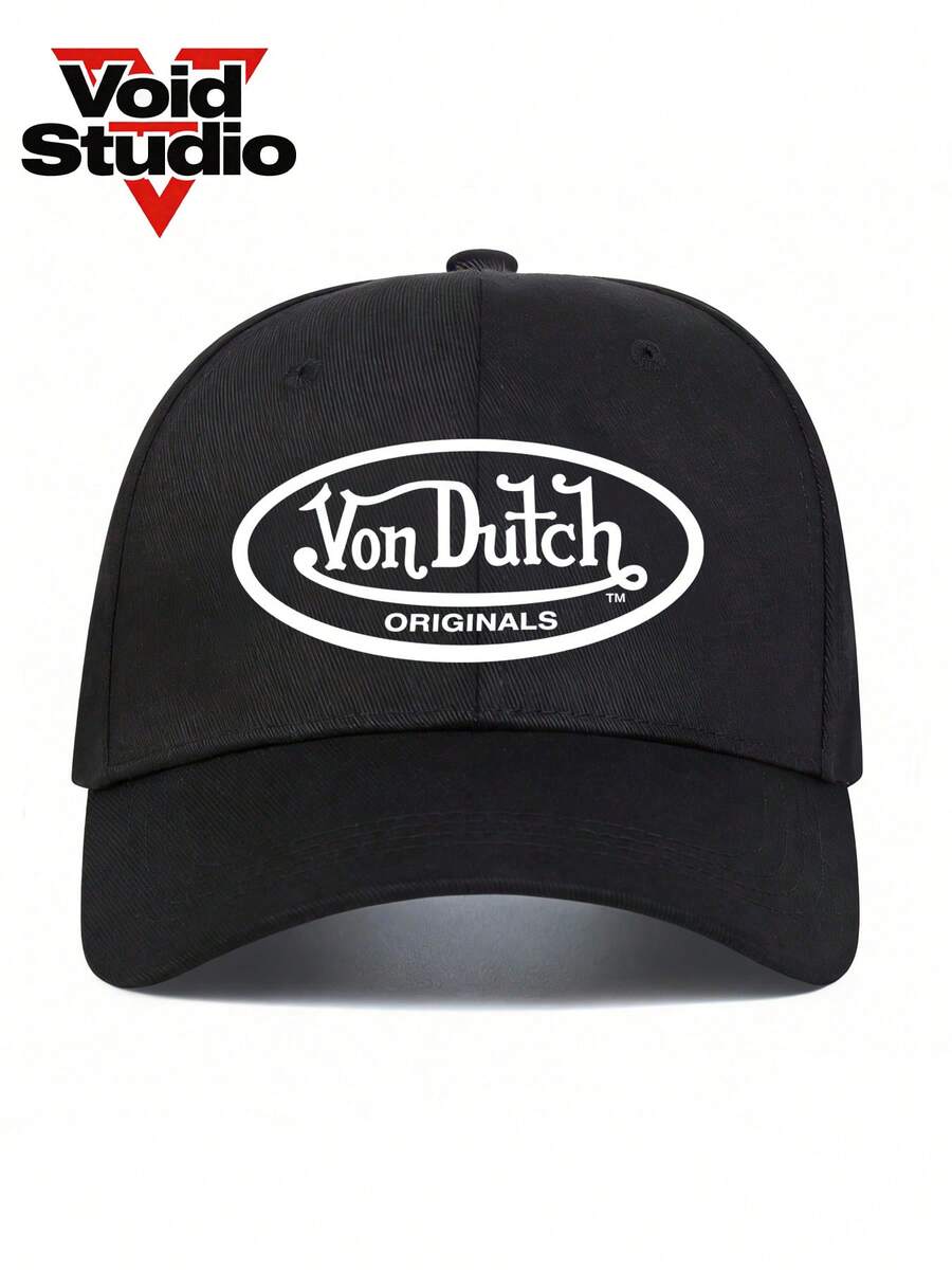 Dutch ,1Cap,-Gorras Para Hombre Original Unisex Lettering &Print Hip-Hop Street-Style Baseball Cap Trucker Hat, Dad Hat, Hip-Hop Cap - Ideal For Outdoors, Travel, Hiking, And The Beach - 黑色 - 查看 1