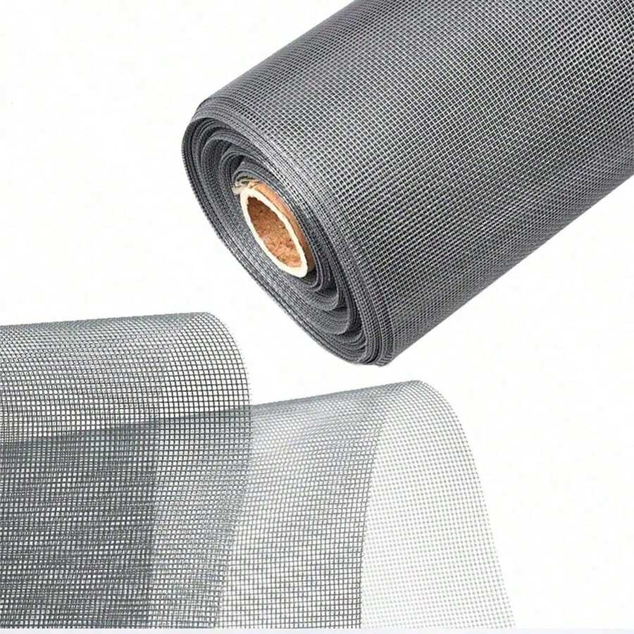 Lưới chống muỗi sợi nano dày dặn mật độ cao cho cửa sổ, tự làm lưới chống côn trùng cho cửa ra vào nhà. - Mạng lưới xám - Xem 1
