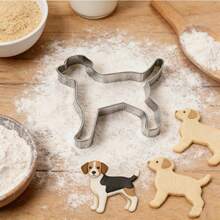 Khuôn làm bánh quy/bánh ngọt hình động vật hoạt hình bằng thép không gỉ, dụng cụ làm bánh DIY - Xem 10