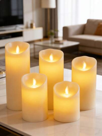 LED Electronic Candle Light, Realistic Flickering Flame, Suitable For Bar, Restaurant, Wedding, Home Decor, Romantic Proposal, Multi-Scenario