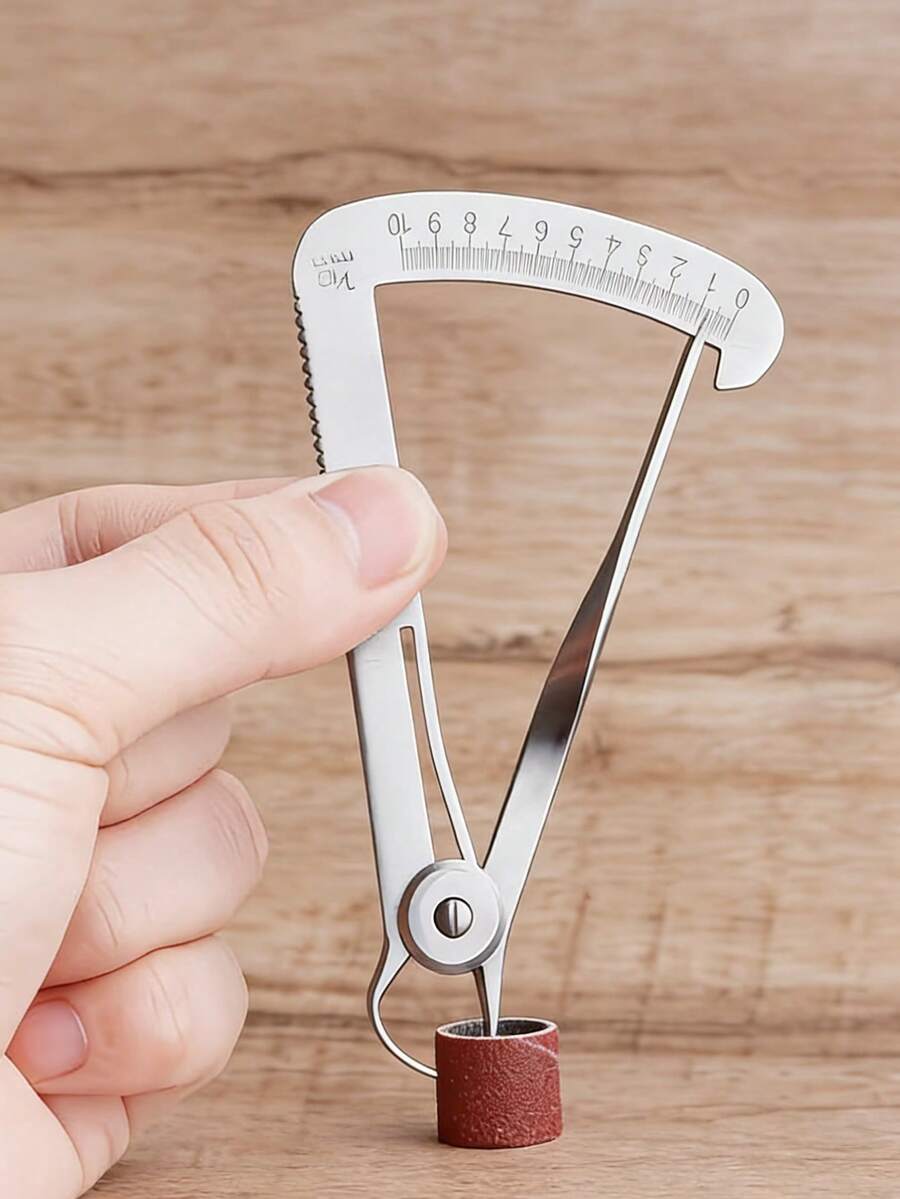 Bộ 1/2 thước kẹp 0-10mm, thước đo kim loại độ chính xác cao công nghiệp, thiết kế kim loại chắc chắn, dụng cụ đo chính xác. - A - Xem 1