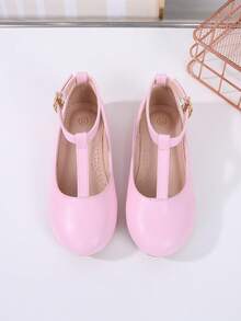 女童浅粉色套脚鞋，2026春秋新款童鞋，小女孩公主鞋 - 粉色 - 查看 13