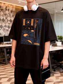 Men T-Shirts - Black - View 6
