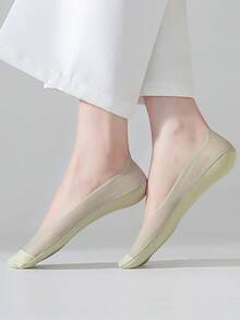 chuanwa（2） 1/5/10 Đôi tất nữ mùa hè bằng lưới thoáng khí, thoải mái, chống trượt. - Nhiều màu - Xem 7